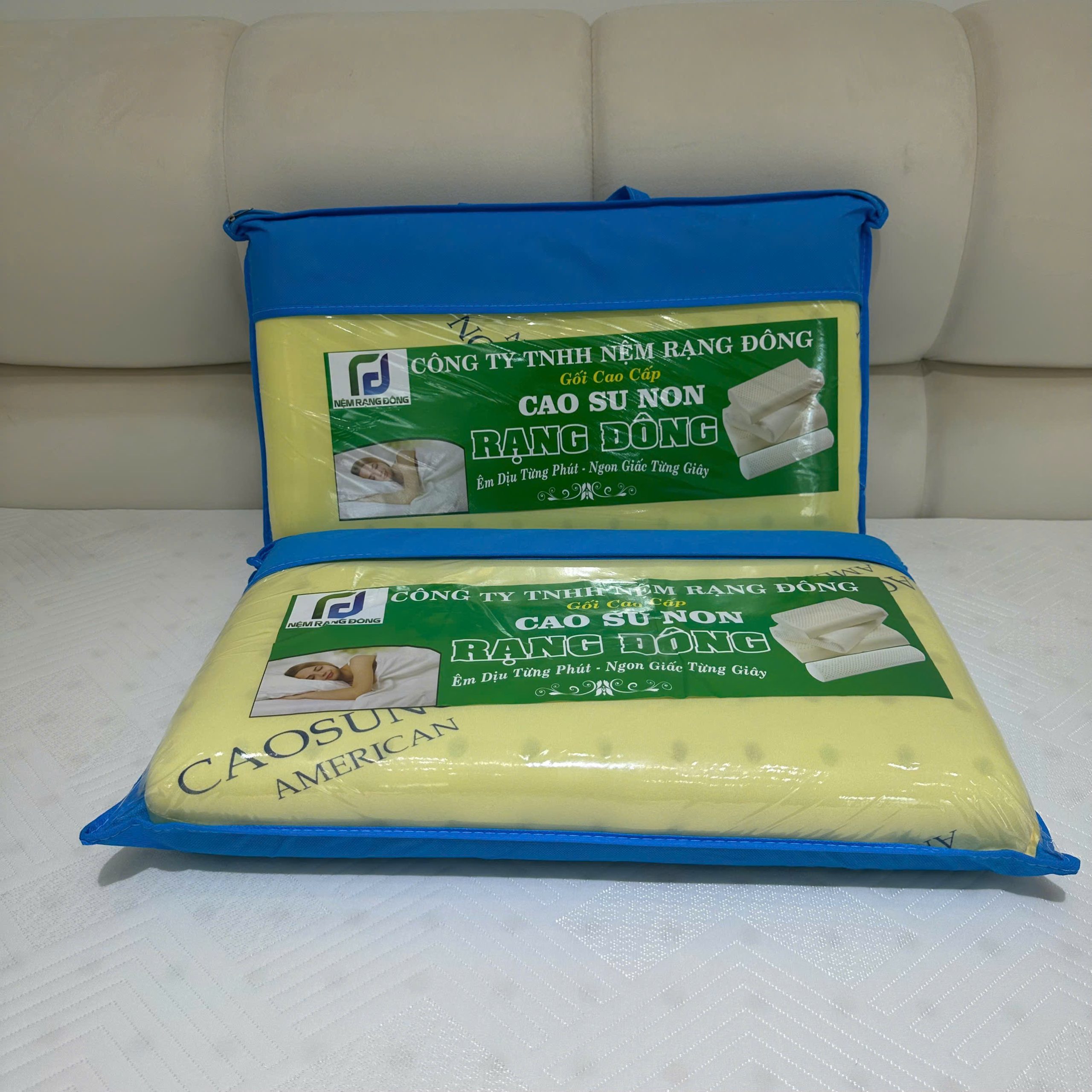 COMBO 2 Gối Nằm Cao Su Non American Kích thước 40x60 - Ảnh 5
